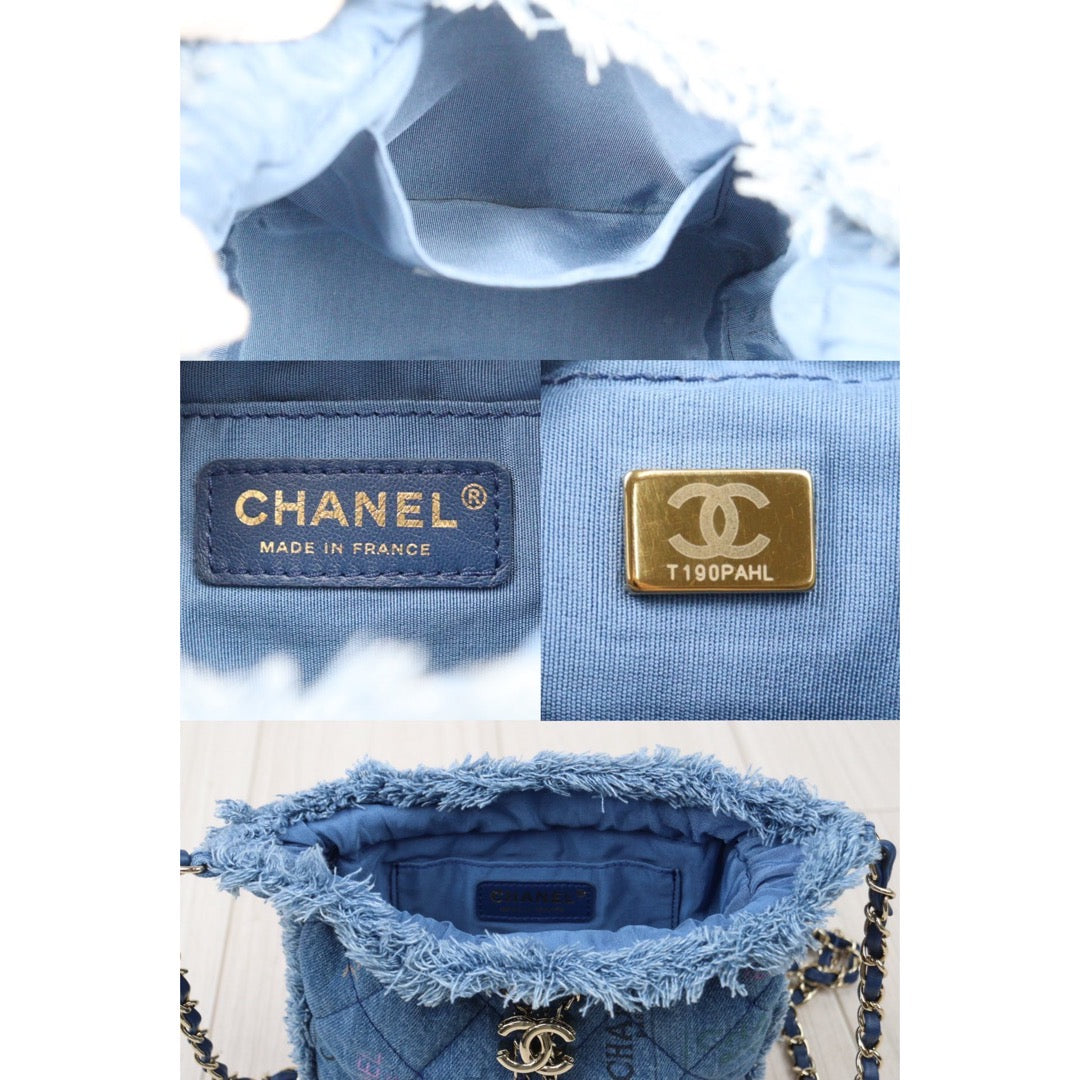 Very Good ( Rank A)｜ CHANEL Denim Lucky Bag Shoulder Bag｜ P24051331