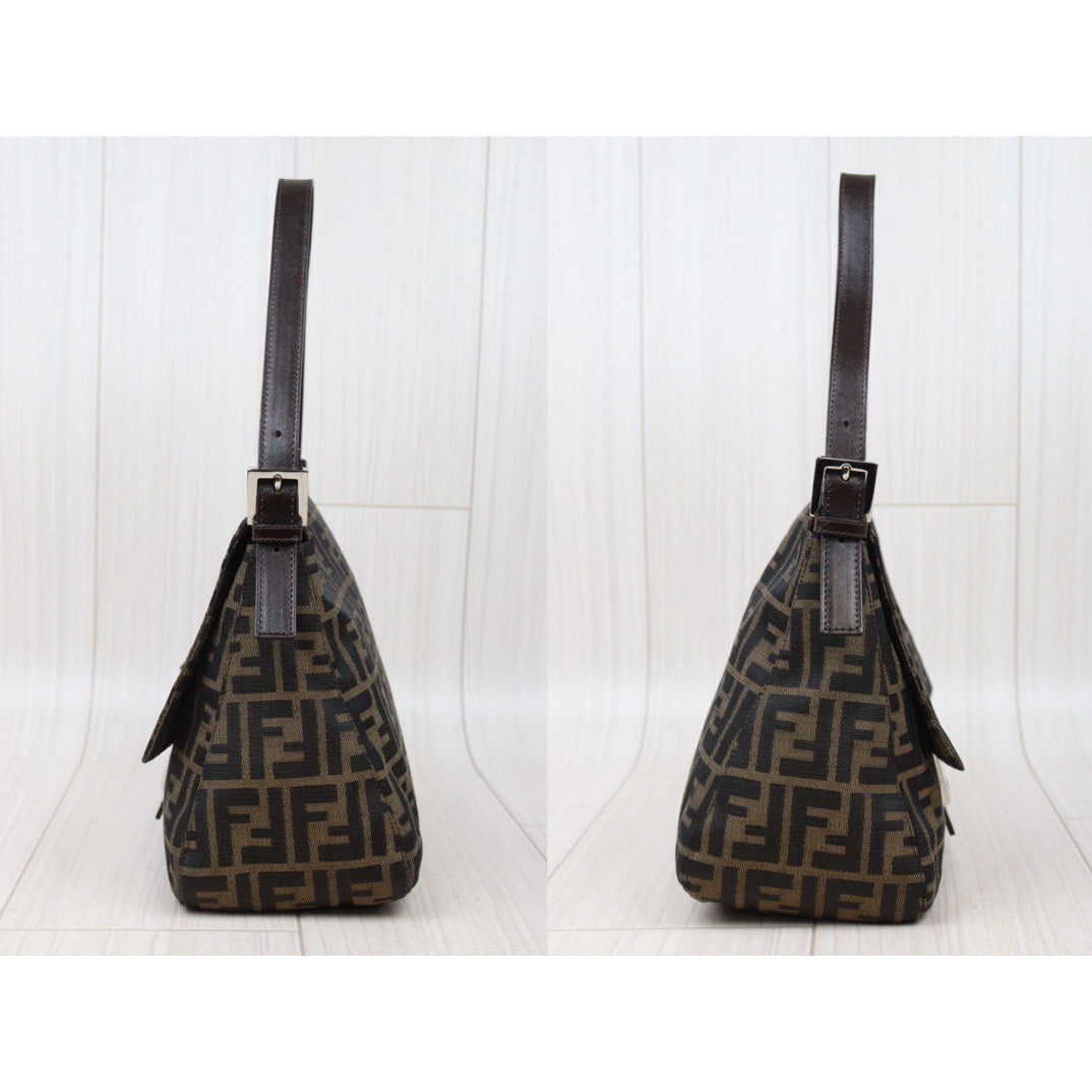 Rank A｜ FENDI Zucca Mamma Baguette Shoulder Bag ｜24042905