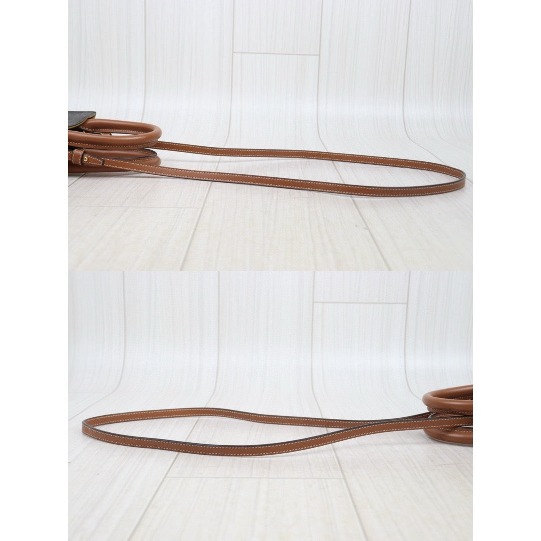 Very Good ( Rank A) ｜ CELINE Macadam MINI Tote Bag Shoulder Bag ｜P25051603