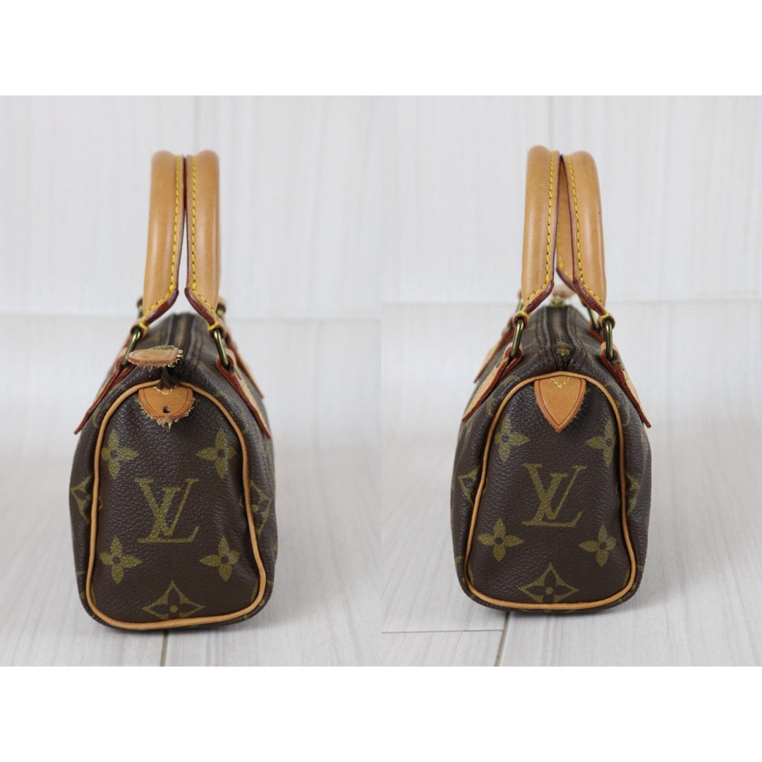 Include Entrupy Certificate of Authenticity｜Good ( Rank AB) ｜ Louis Vuitton Monogram Mini Speedy Hand Bag ｜S26073116
