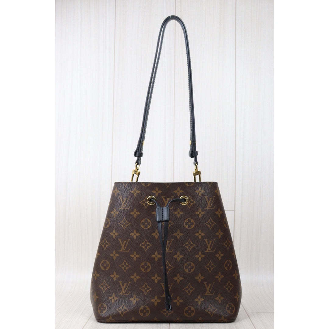 Rank A ｜ LV Monogram Shoulder Bag Black｜24062012