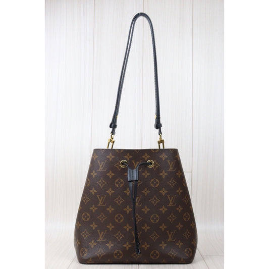 Rank A ｜ LV Monogram Shoulder Bag Black｜24062012