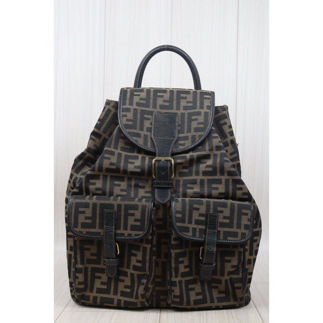 Very Good ( Rank A) ｜ FENDI Zucca Backpack ｜24102215