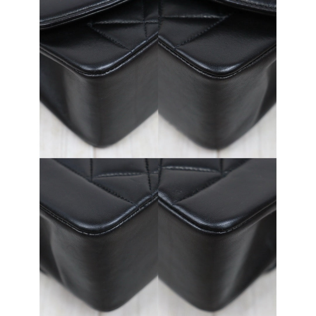 Include Entrupy Certificate of Authenticity｜Good ( Rank AB)｜ CHANEL  Lamb Skin Matrasse Chain  Diana 22 Shoulder Bag Made in 1991-1994Year｜26040604