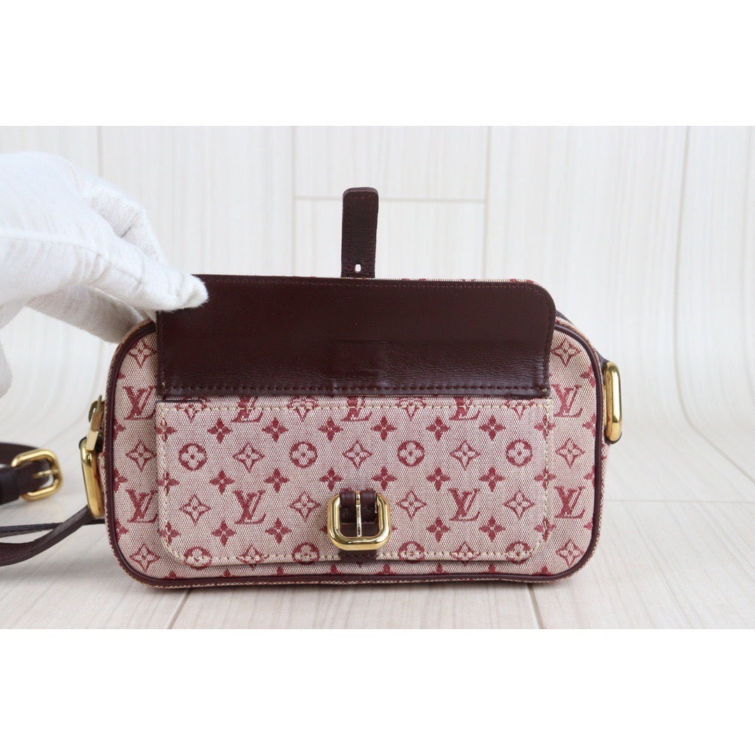 Rank AB ｜ LV Monogram Denim  Red Shoulderbag｜23072706