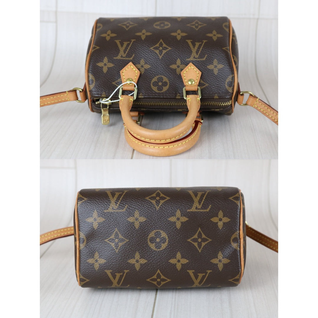 Very Good ( Rank A)｜LV Monogram Nano Speedy Handbag Shoulder Bag｜X25110602