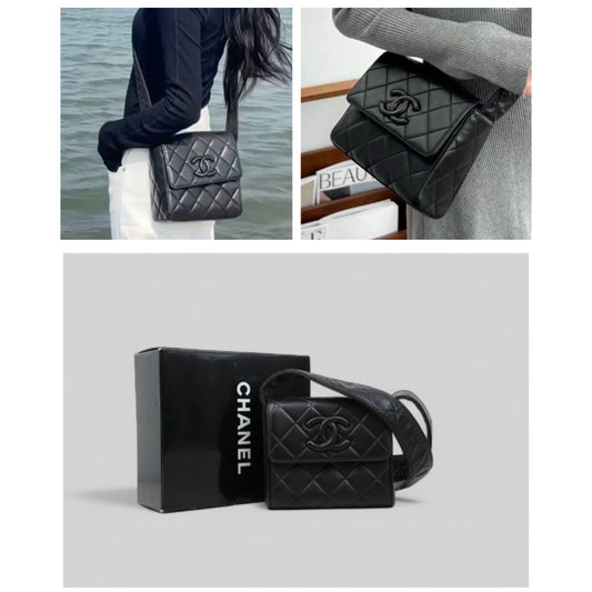 Very Good ( Rank A)｜ CHANEL Matrasse Squared Relievo Shoulder Bag Made in 1991-1994Year｜25051704