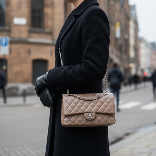 Include Entrupy Certificate of Authenticity｜Very Good ( Rank A)｜CHANEL Caviar Skin Matrasse Chain Double Flap 25 Shoulder Bag Brown Made In 2010~2011Year  ｜S26030802