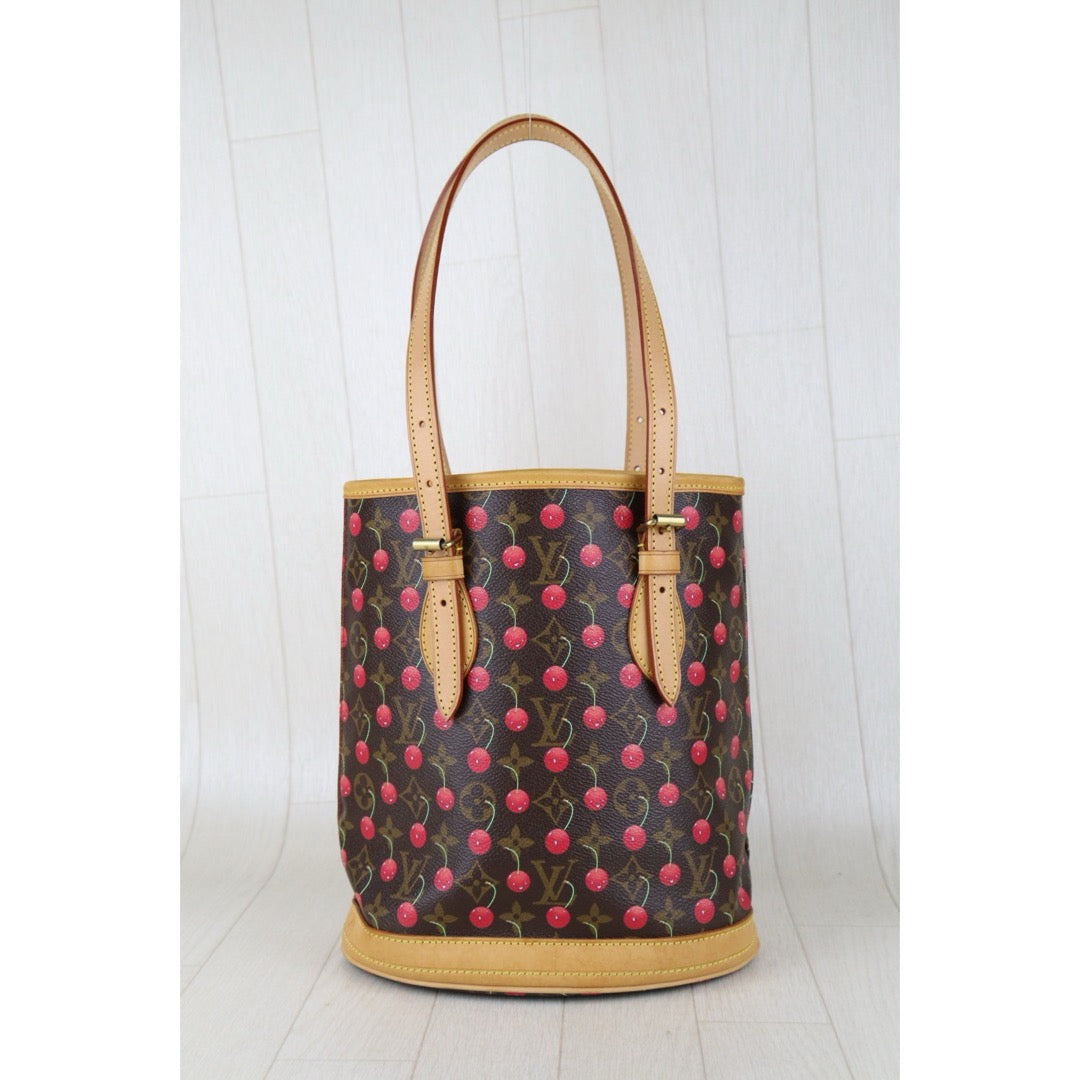 Good ( Rank AB)｜ LV Takashi Murakam Cherry Monogram Petit Bucket PM Tote Bag｜S25042807