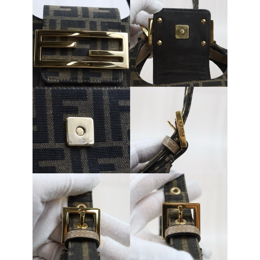 Very Good ( Rank A)｜ FENDI Zucca Mini Cookie Handbag｜S25110427