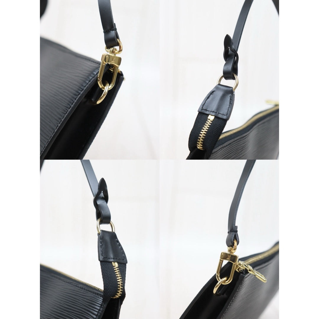 Very Good ( Rank A) ｜LV Epi Pochette Accessoires Handbag Black｜25061212