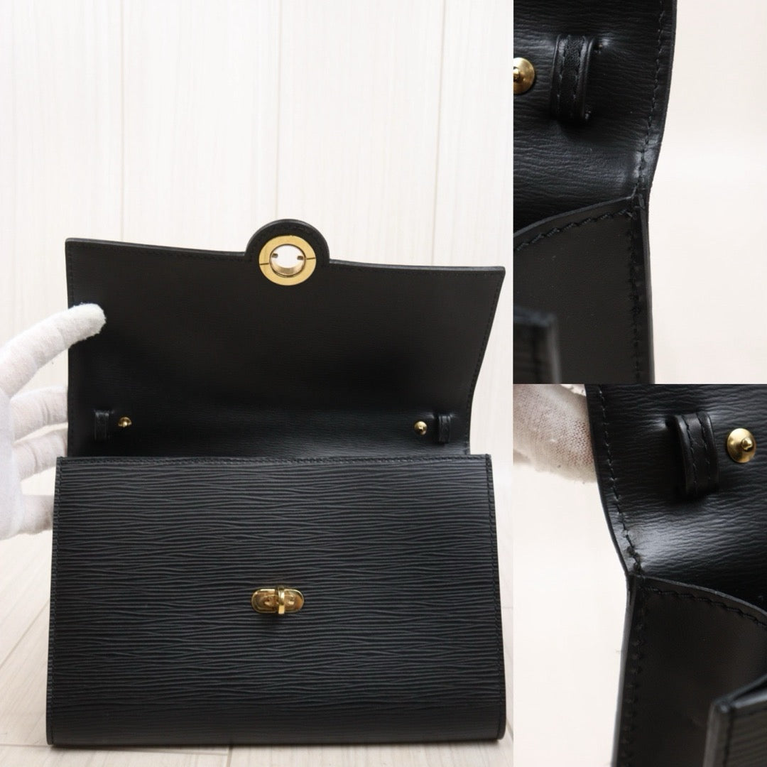 Very Good ( Rank A) ｜ LV Epi Pochette Arches 2WAY Clutch Bag Shoulder Bag Black｜25061917