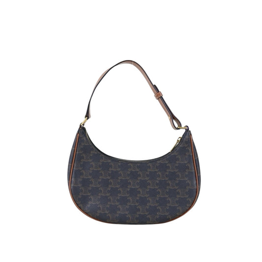 Include Entrupy Certificate of Authenticity｜Good ( Rank AB)｜ CELINE Macadam AVA Triomphe Canvas Shoulder Bag｜S26041413