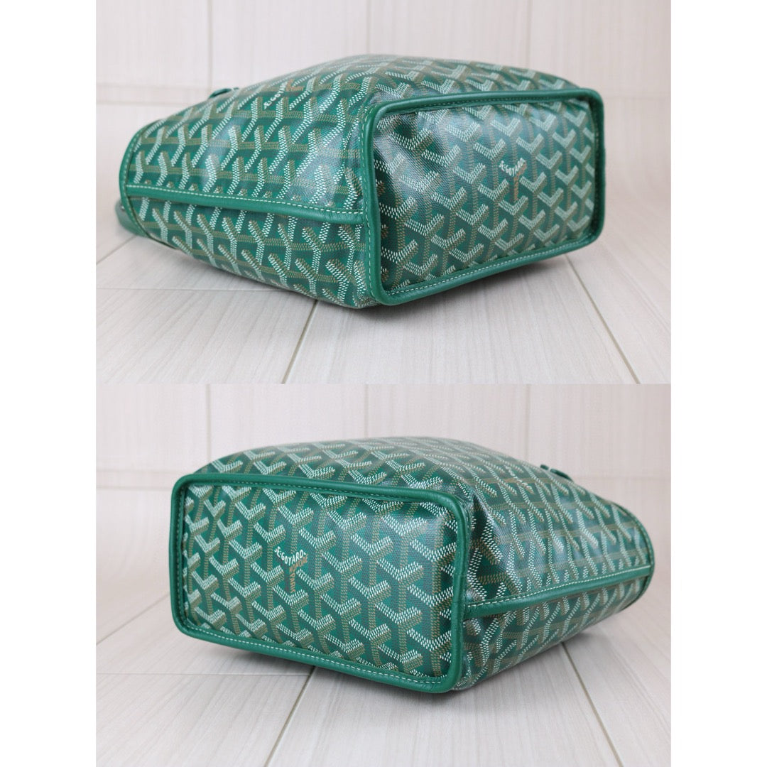 Very Good ( Rank A)｜ Goyard Mini Tote Bag Green｜B24111203