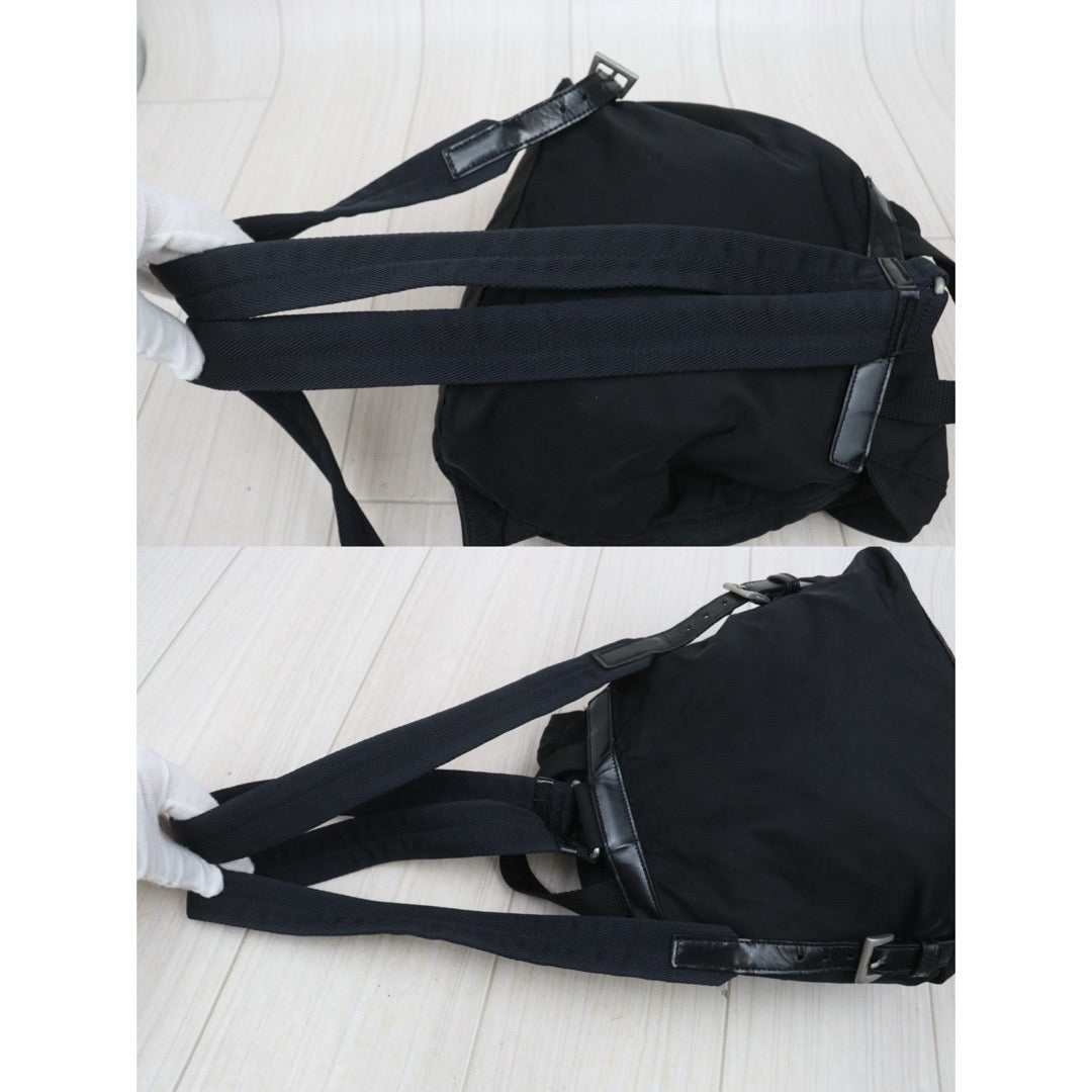 Good ( Rank AB)｜Prada Nylon Backpack Small  Black｜25091605