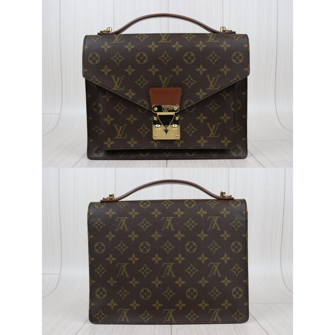 Rank A ｜ LV Monogram Monceau28 Shoulder Bag ｜23121416