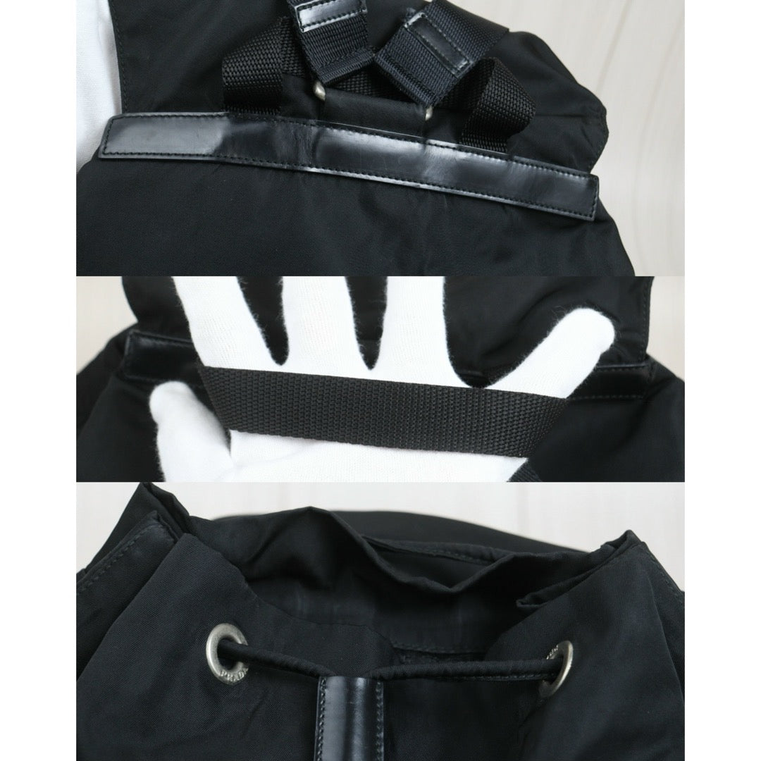 Include Entrupy Certificate of Authenticity｜Good ( Rank AB)｜Prada  Nylon Black Backpack Medium｜26101601