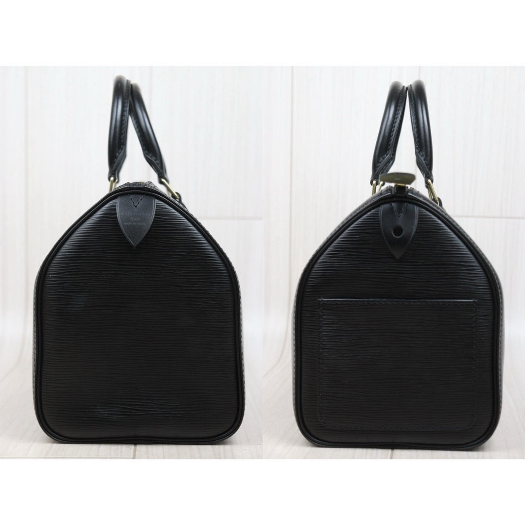 Good ( Rank AB)｜ LV Epi Speedy 25 Hand Bag Black｜25111205