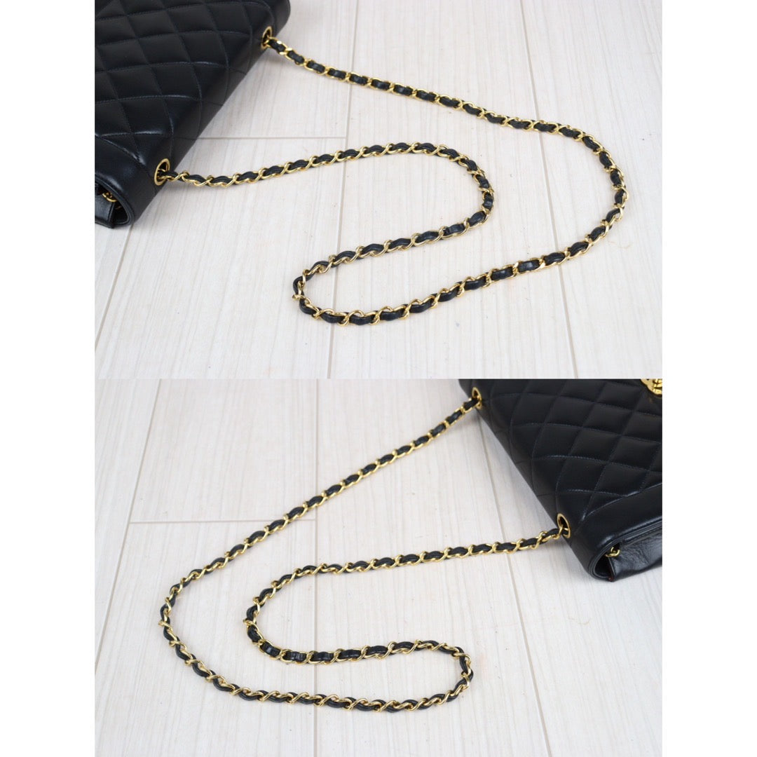 Rank A ｜ CHANEL Matrasse Diana 25 Lamb Skin Chain Bag Made in 1991-1994 Year｜23120810