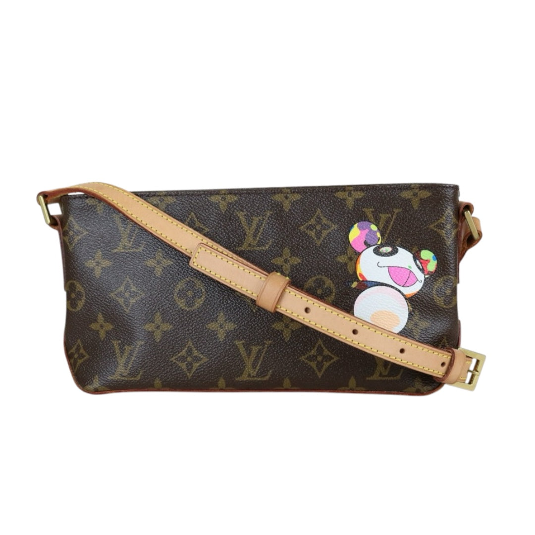 Very Good ( Rank A)｜ LV Takashi Murakam Panda Monogram Trotteur ShoulderBag ｜S25032001