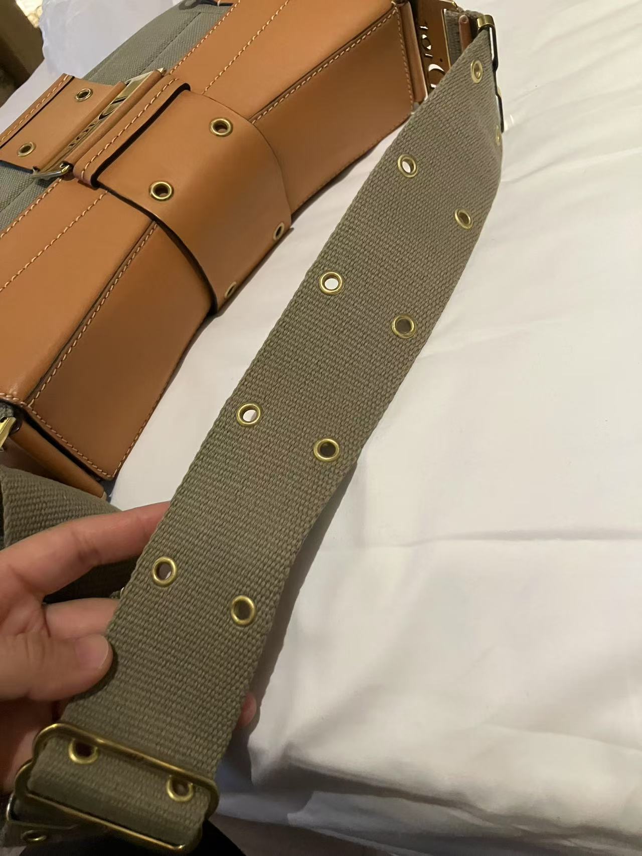 Dior Punk Canvas Shoulder Bag