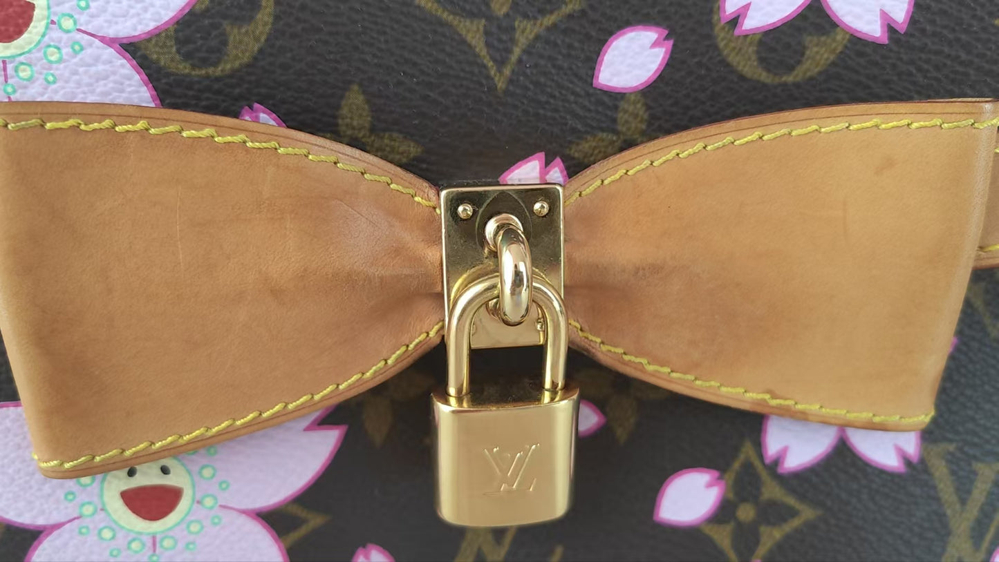 LV Monogram Takashi Murakami Sakura Handbag