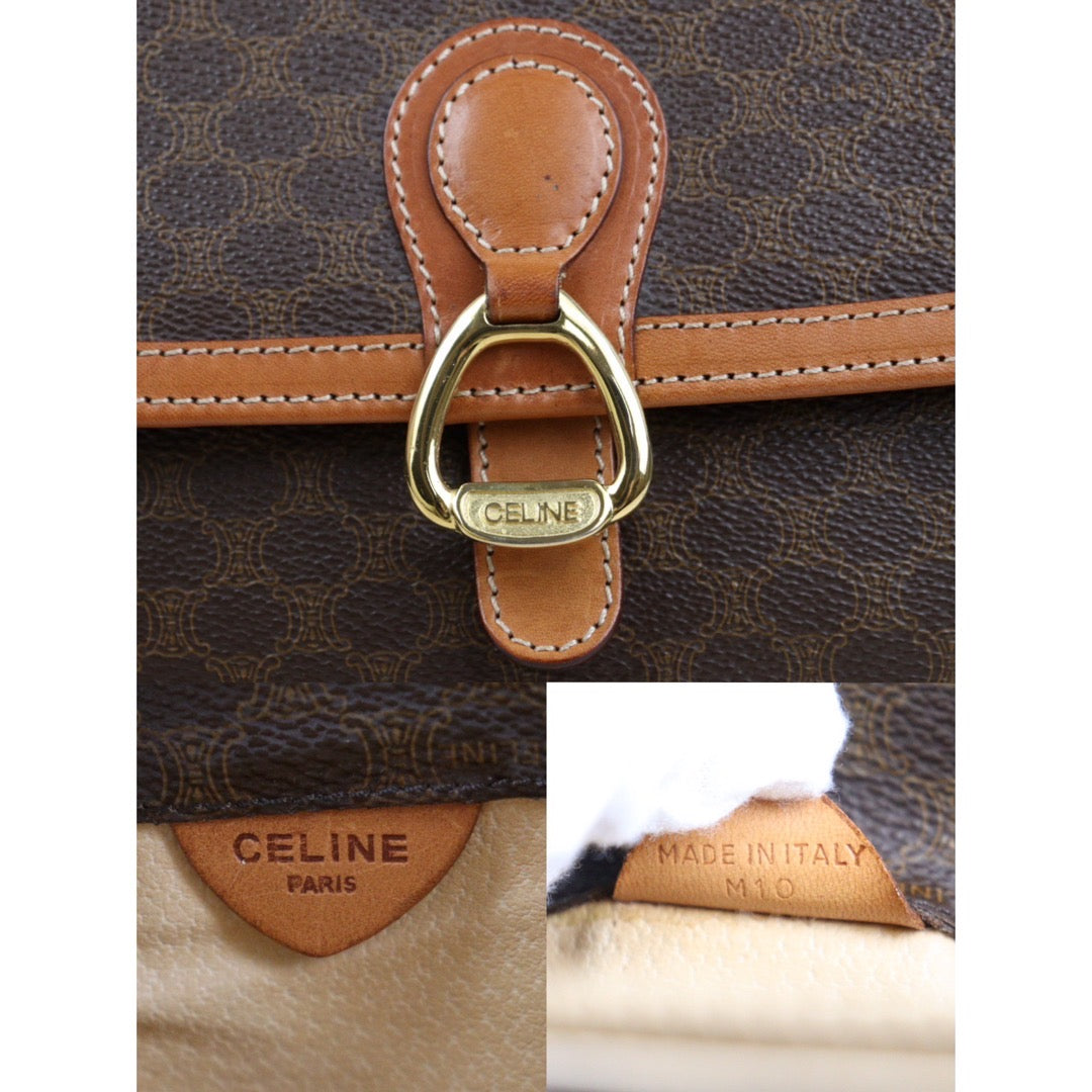 Rank A｜ Celine Macadam Shoulder Bag ｜V23122126