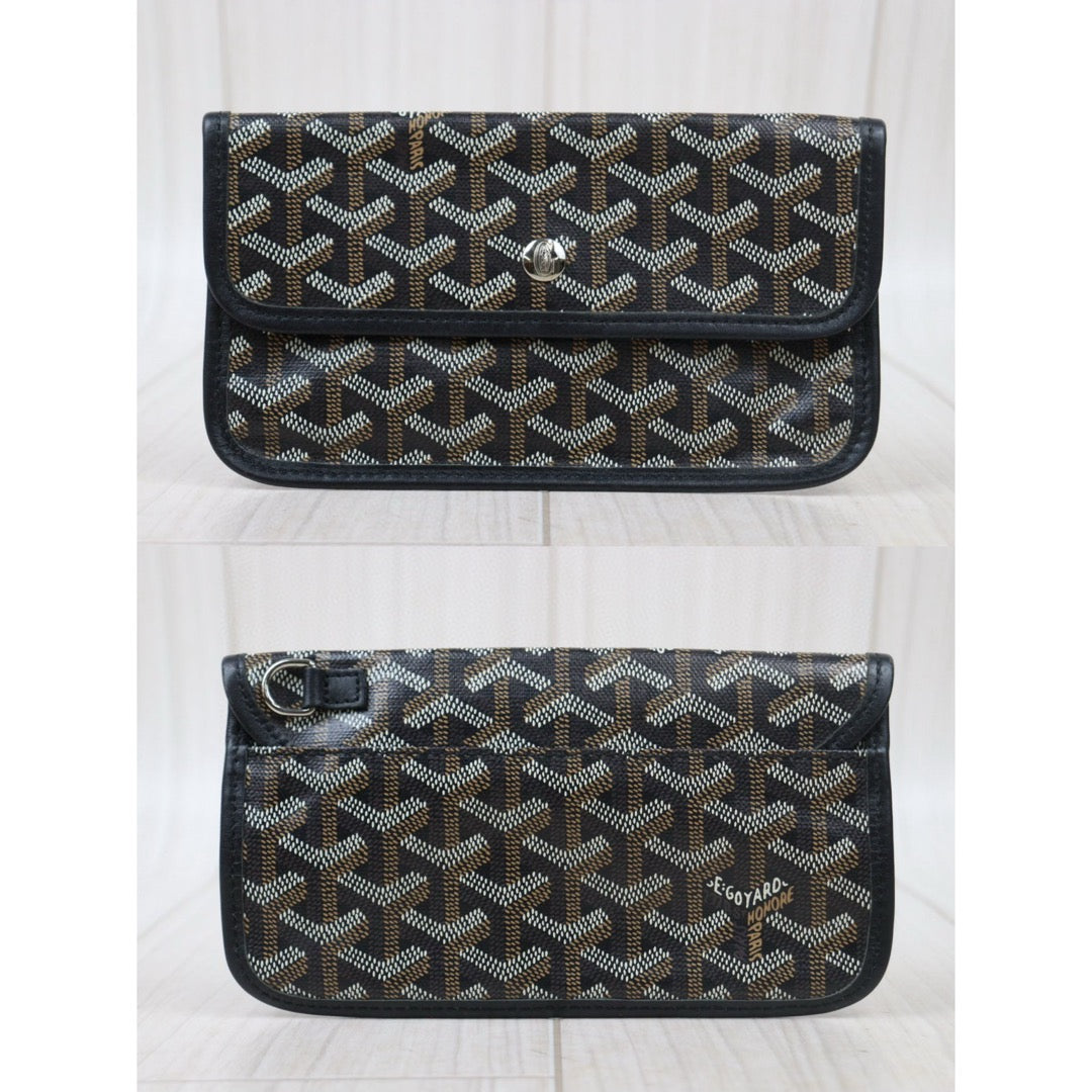 Good ( Rank AB) ｜ Goyard Saint-Louis PM Tote Bag Black｜W24111601