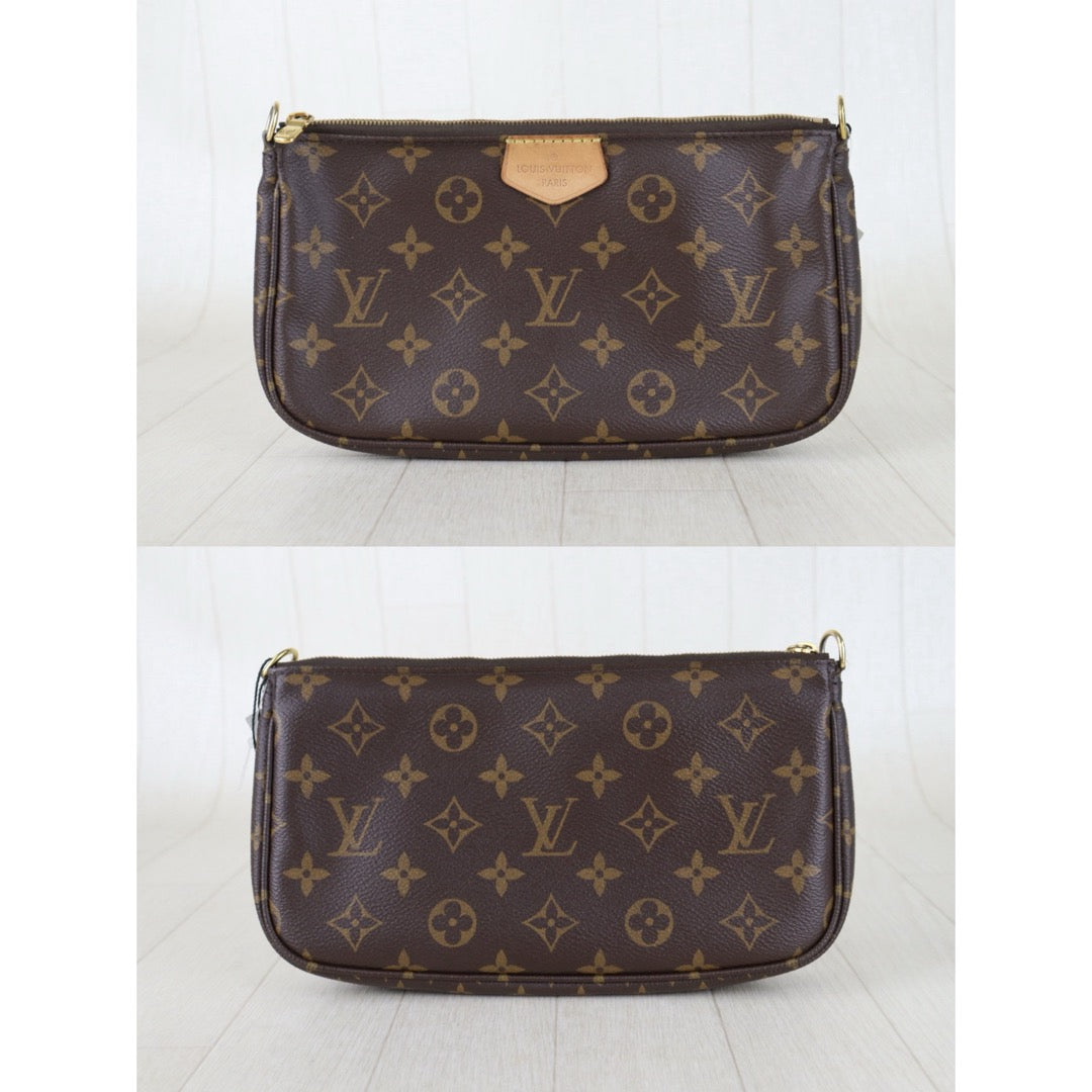 Include Entrupy Certificate of Authenticity｜Good ( Rank AB) ｜ Louis Vuitton Monogram Multi Pochette Accessoire Khaki｜Z26092906