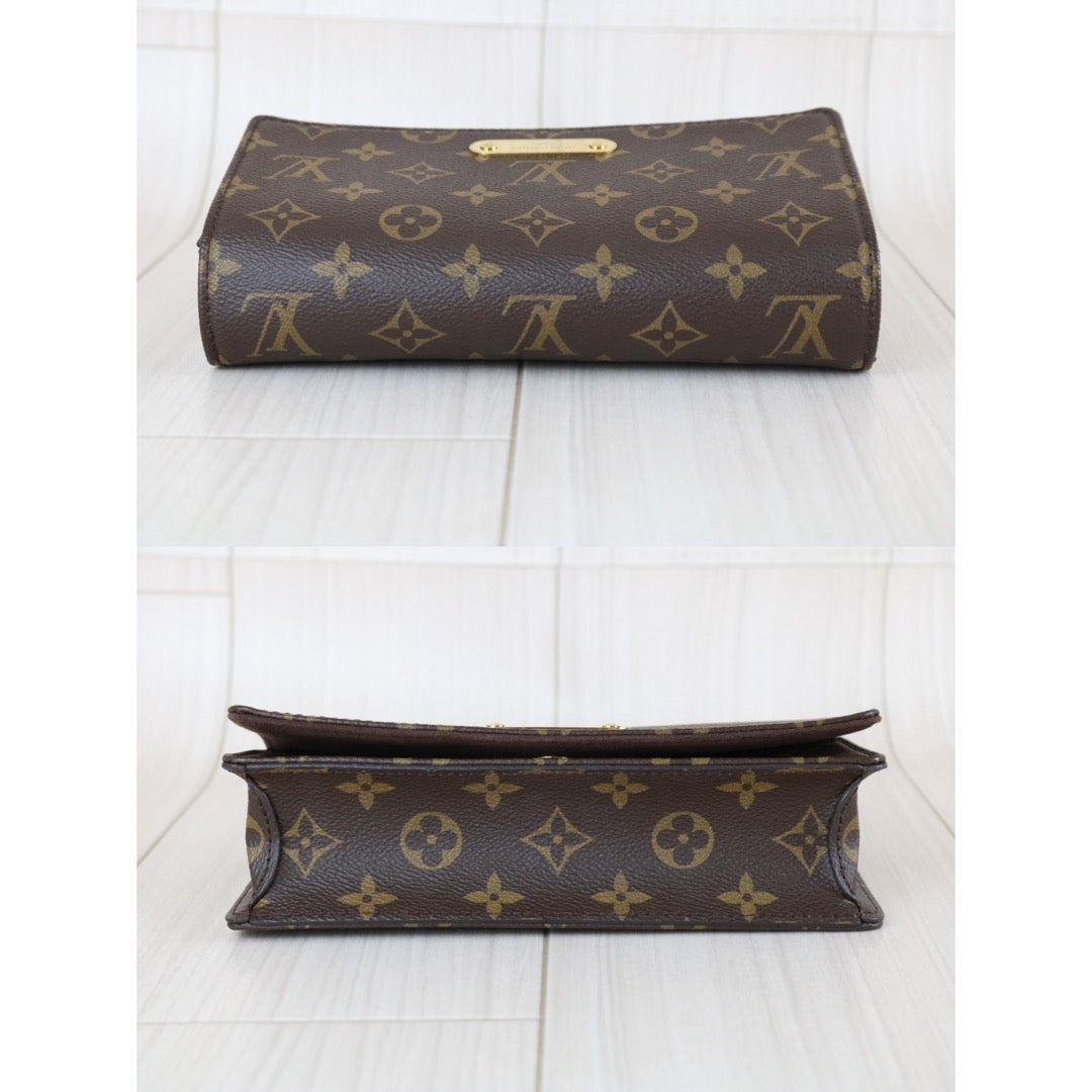 Include Entrupy Certificate of Authenticity｜Very Good ( Rank A)｜Full Set Louis Vuitton Monogram Lily WOC Shoulder Bag｜X26010411