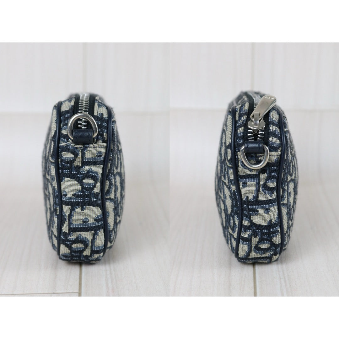 Include Entrupy Certificate of Authenticity｜Very Good ( Rank A)｜Dior Trotter Montaige  Oblique Camera Shoulder Bag With Pouch ｜S26073104