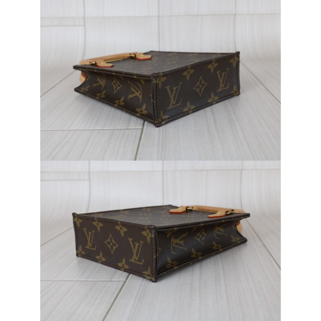 Very Good ( Rank A)｜ LV Monogram Petit Sac Plat MINI Tote Bag Shoulder Bag IC Chips Model｜S26030402