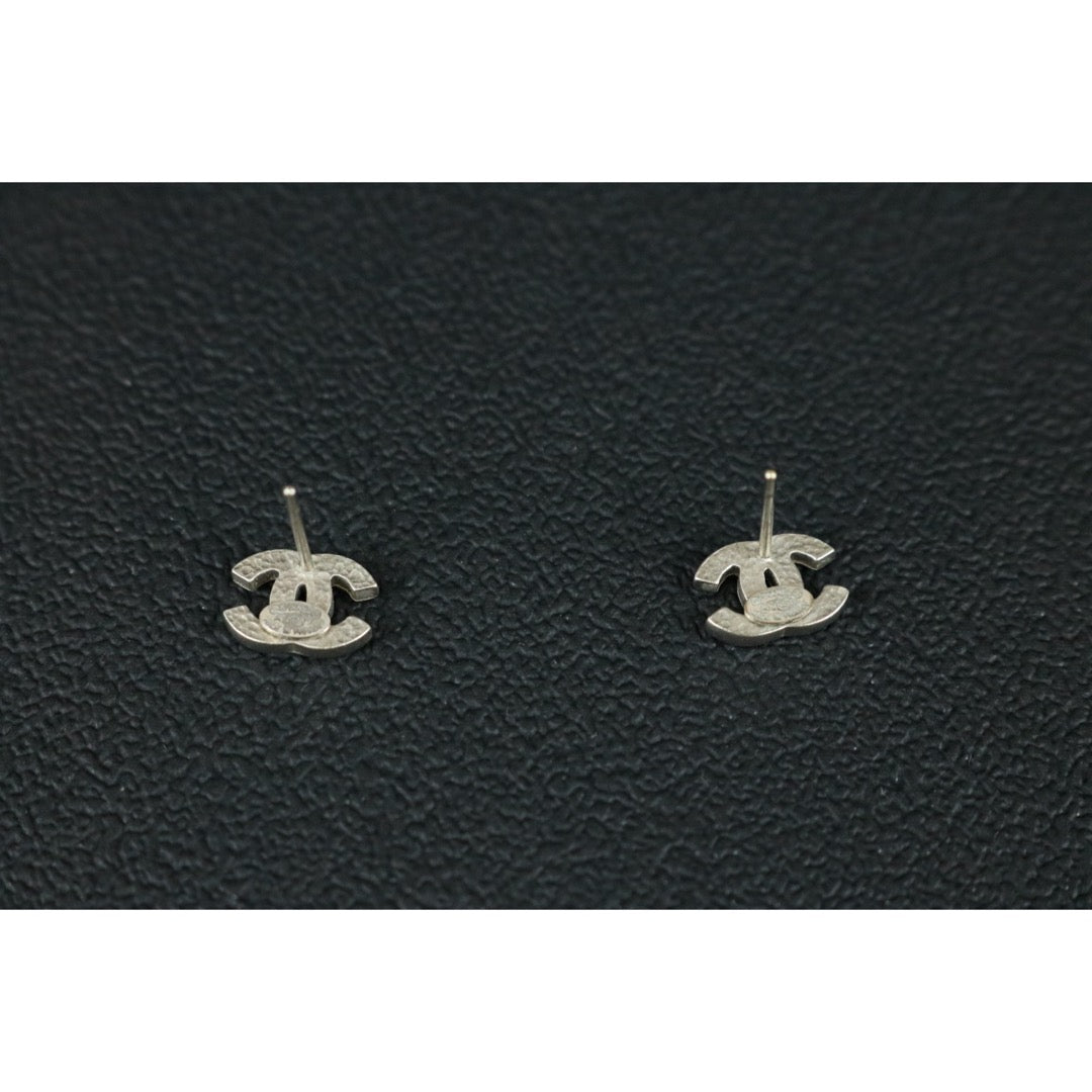 Include Authentic Detective Certificate of Authenticity｜Very Good ( Rank A)｜ CHANEL A12V COCO Mark Rhinestone Earrings Made In 2012Year｜S26050717