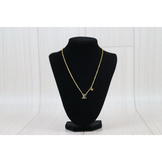 Very Good ( Rank A) ｜ LV Collier LV Lconic  Rhinestone Necklace ｜24103121