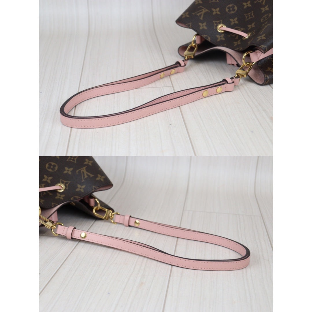 Rank A ｜LV Monogram Neonoe Rose Poodle Shoulder Bag｜23080306
