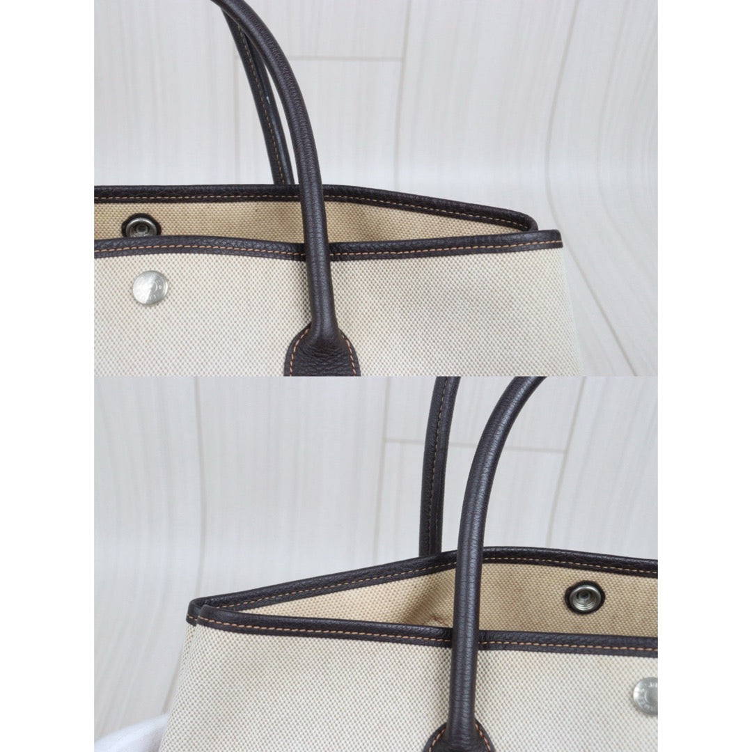 Very Good ( Rank A)｜ HERMES Garden Party PM Handbag □H Stamp Made In 2004 Year｜25101503