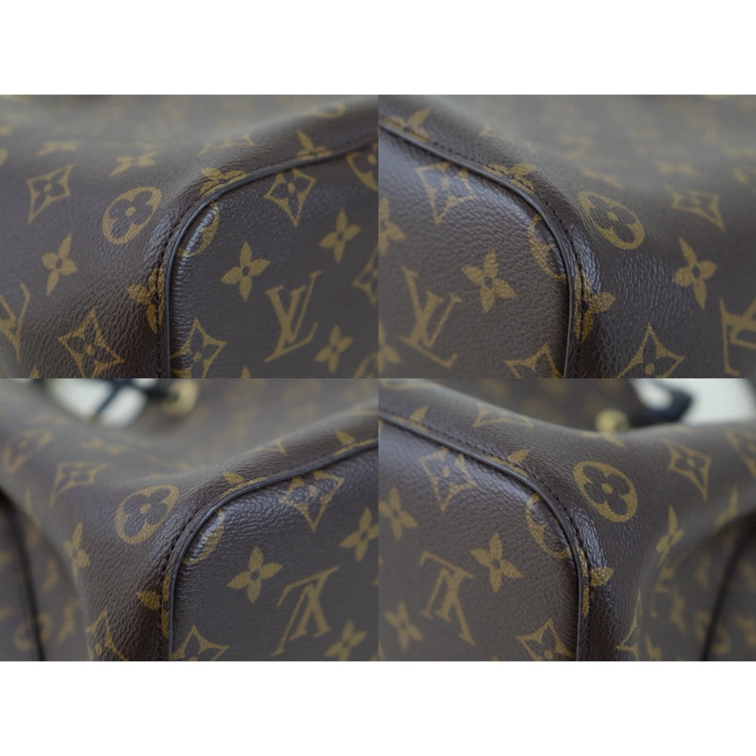 Include Entrupy Certificate of Authenticity｜Very Good ( Rank A)｜ Louis Vuitton Monogram Neo Noe Shoulder Bag Black Current Model IC Chips Model ｜S26022802