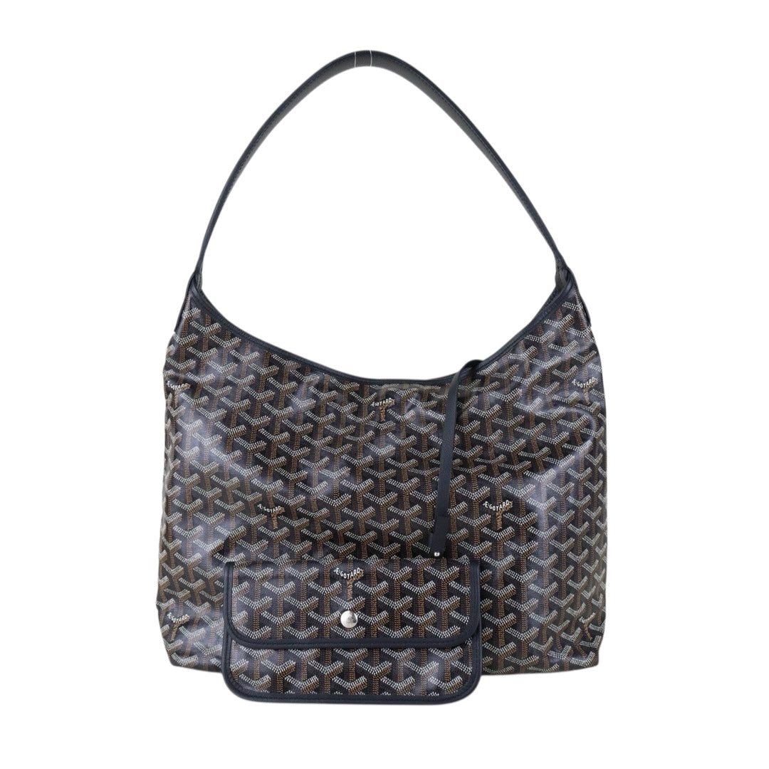 Include Entrupy Certificate of Authenticity｜Very Good ( Rank A)｜ Goyard Boheme Hobo Black｜S26022615