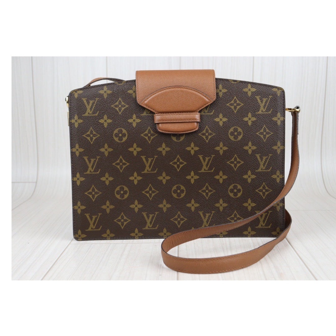 Rank A｜  LV Monogram Courcelles Shoulder Bag ｜23110216