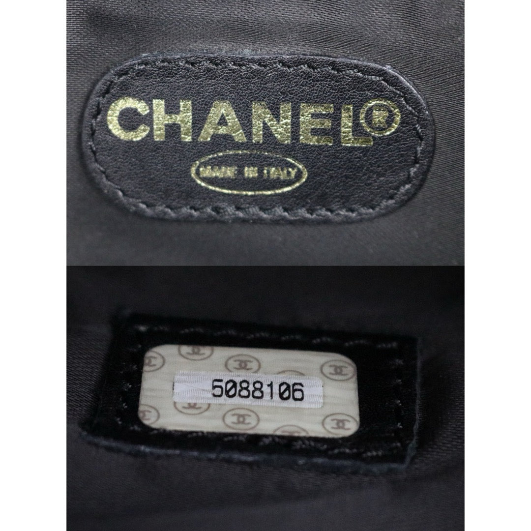 Good ( Rank AB)｜ Chanel Vintage Caviar Skin Black ShoulderBag Made In 1997-1999Year ｜S24122408