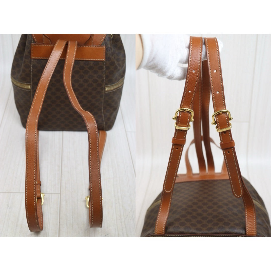 Include Entrupy Certificate of Authenticity｜Very Good ( Rank A)｜CELINE Macadam Backpack  ｜26071308