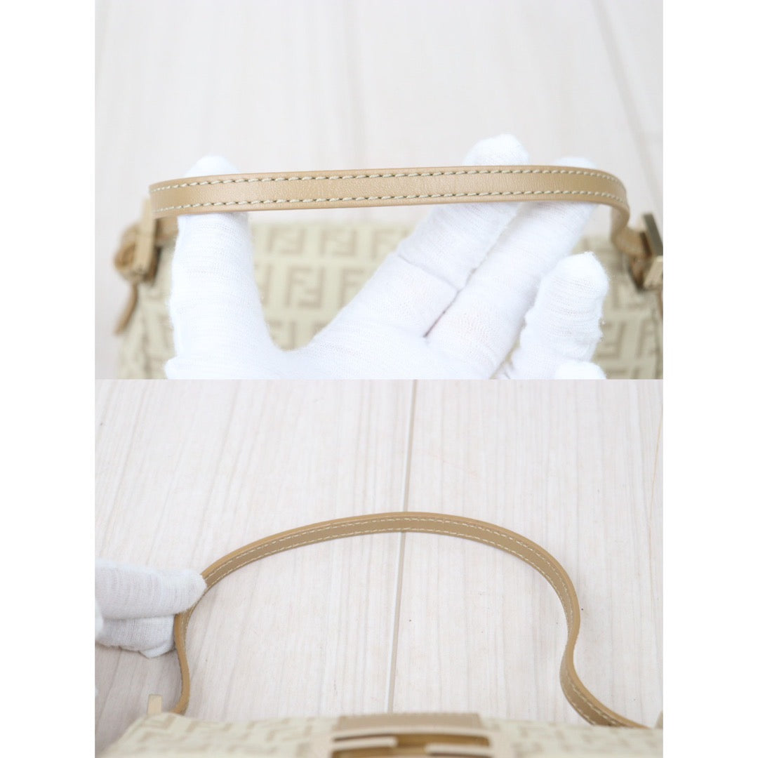 Rank A｜ FENDI Zucca Mamma Baguette Shoulder Bag ｜24070511