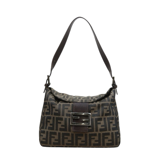 Include Entrupy Certificate of Authenticity｜Good ( Rank AB)｜ FENDI Zucca Mamma  Shoulder Bag ｜26061203