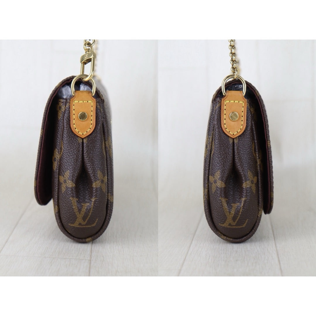 Include Entrupy Certificate of Authenticity｜Good ( Rank AB)｜Louis Vuitton Monogram Favorite PM ShoulderBag ｜S26072516