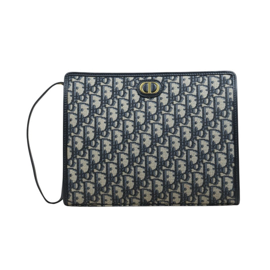 Include Entrupy Certificate of Authenticity｜Very Good ( Rank A)｜Dior Montaigne Oblique Pouch Handbag 26｜S26060102