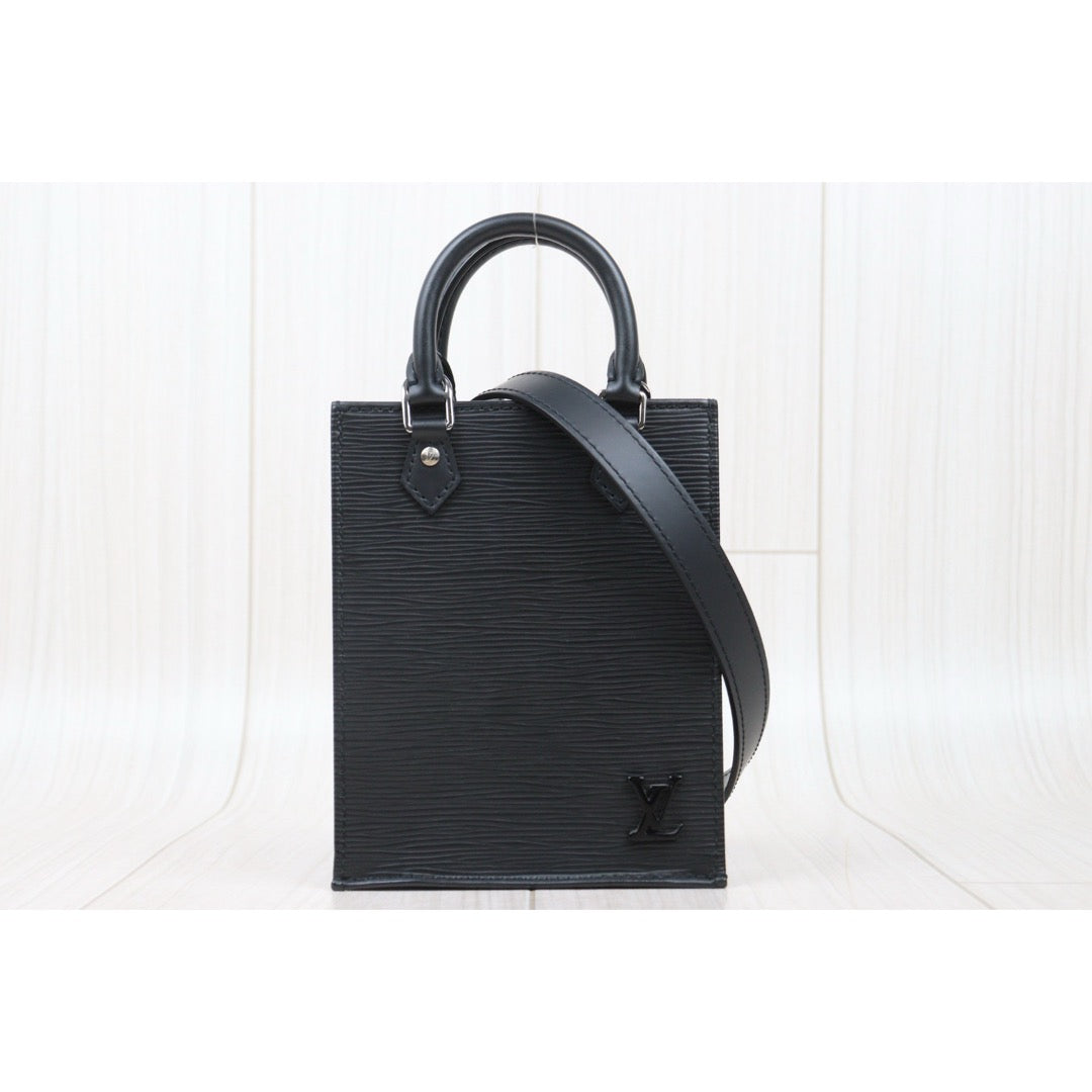 Very Good ( Rank A)｜ LV Epi Sac Pra MINI Tote Bag Shoulder Bag Black｜Y25072802