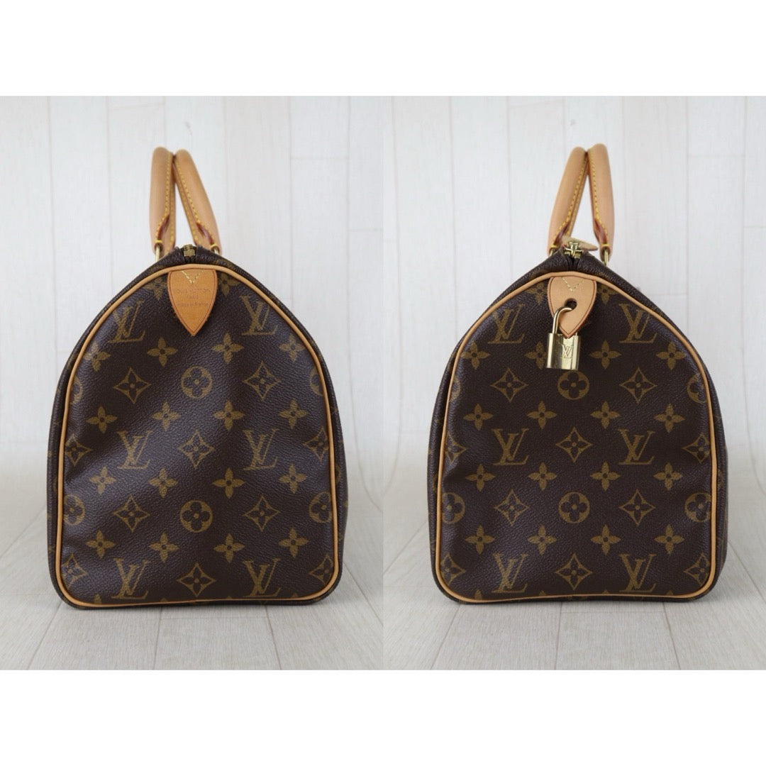 Include Entrupy Certificate of Authenticity｜Very Good ( Rank A) ｜ Louis Vuitton Monogram Speedy 30 Hand Bag ｜S26072511