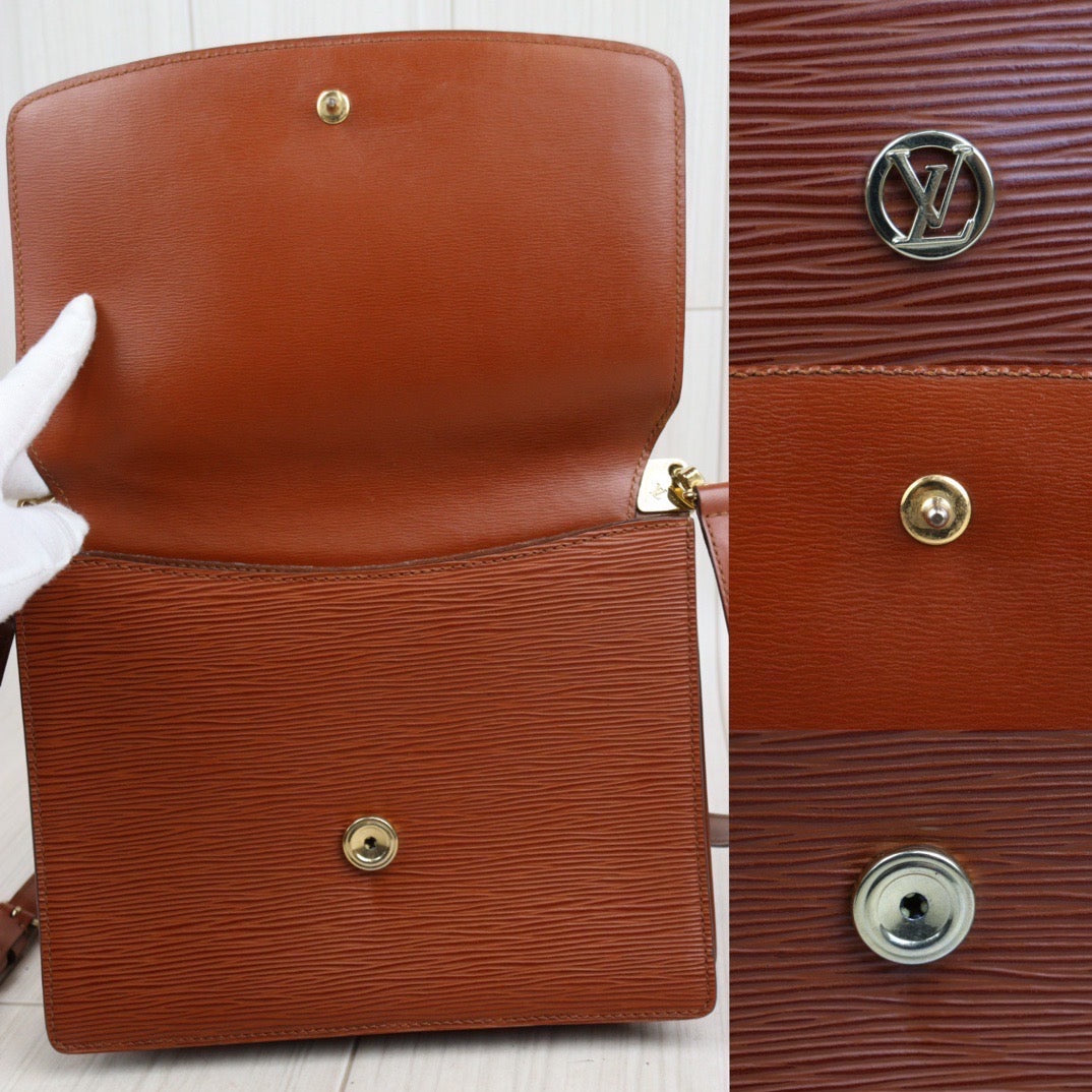 Rank A ｜LV Epi Grenelle Shoulder Bag Brown｜23111201