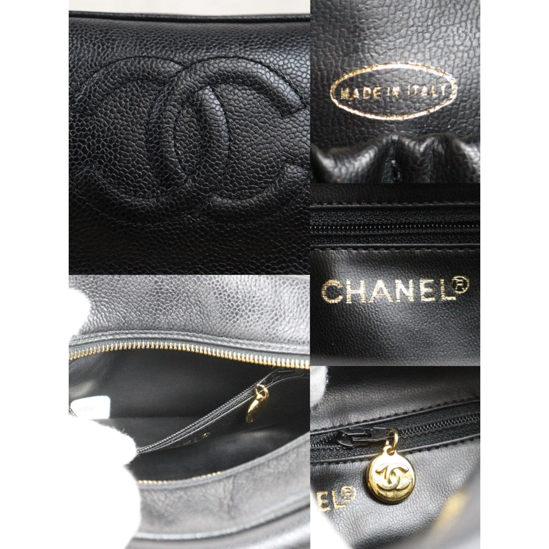 Good ( Rank AB)｜ CHANEL Caviar Skin Vanity Handbag  Made In 1996～1997Year ｜25051322