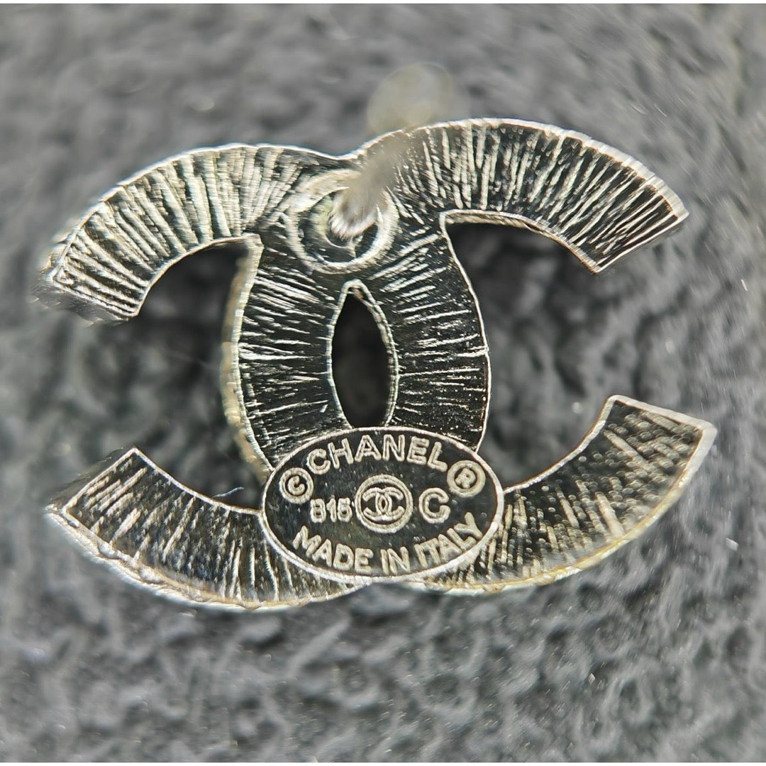 Include Authentic Detective Certificate of Authenticity｜Very Good ( Rank A) ｜CHANEL B15C COCO Mark Rhinestone Earrings Made In 2015Year｜S26051503